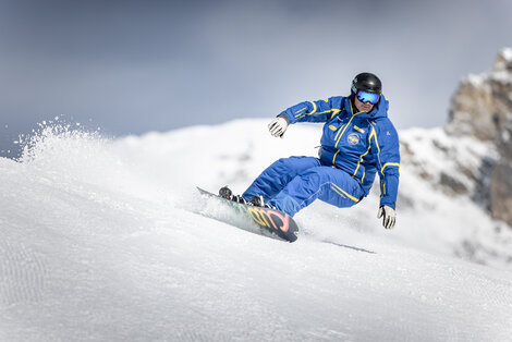 Snowboard Guiding bei jedem Gelände