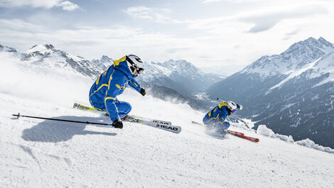 Technikverbesserung mit dem Guide der Skischule Arlberg