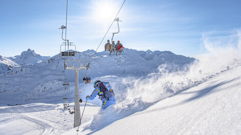 Leidenschaft Tiefschnee - am Arlberg