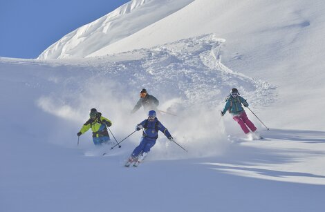 Off Piste Guiding in der Gruppe 